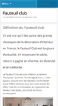 Mobile Screenshot of fauteuil-club.be